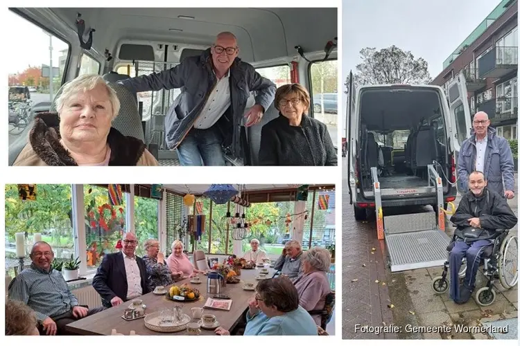 Wethouder Tjeerd Pietersma rijdt mee de Wijkbus
