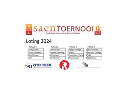 Loting verricht voor Saentoernooi 2024
