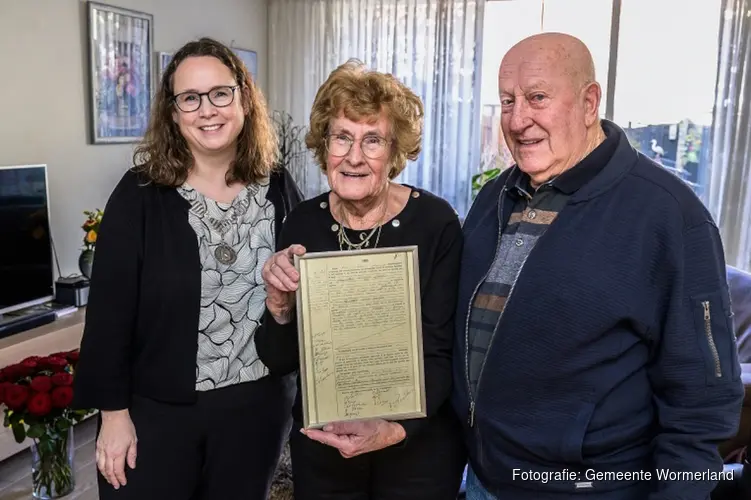 Echtpaar De Vries 60 jaar getrouwd