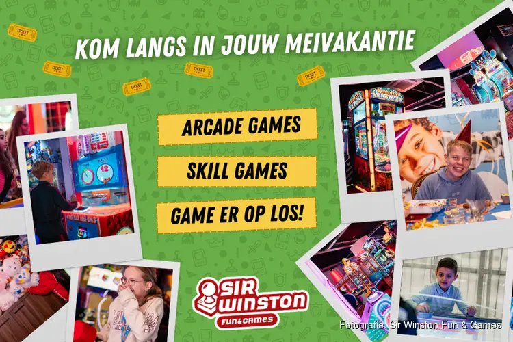 Meivakantie bij Sir Winston Fun & Games
