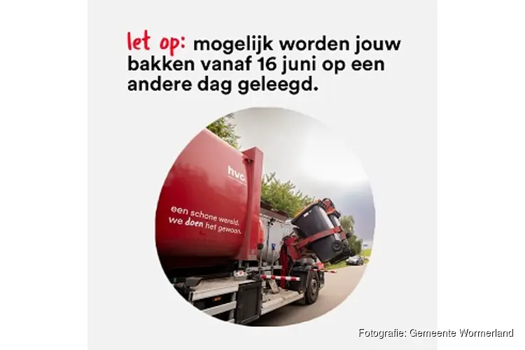 Wijziging inzamelschema huishoudelijk afval