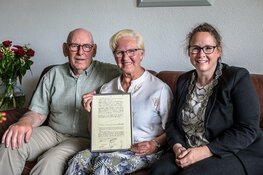 Echtpaar Mooij 60 jaar getrouwd
