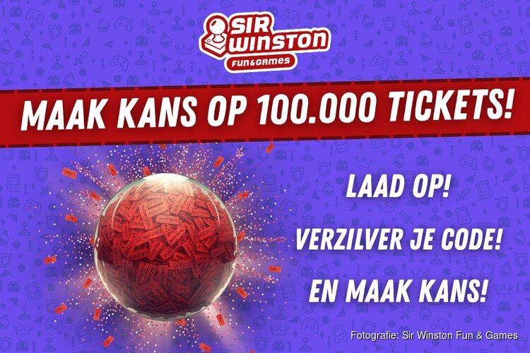 Maak kans op 100.000 tickets bij Sir Winston Fun & Games!