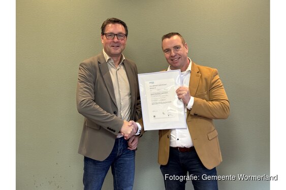 Gemeente Wormerland behaalt certificaat CO₂-Prestatieladder