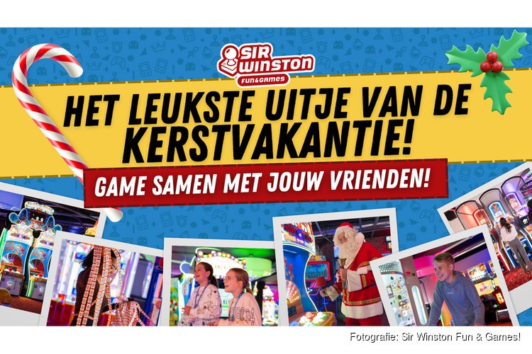 Vier een magische kerstvakantie bij Sir Winston Fun & Games!