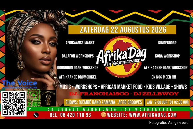 De 7e Editie van het AfrikaDag Festival 2026 in Wormerveer