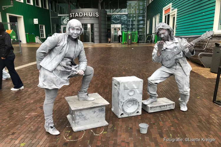Zaandam staat dit weekend vol levende standbeelden