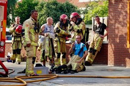 Barbecue loopt uit de hand