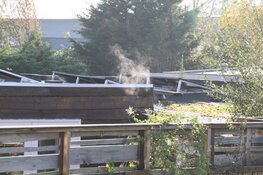 Brandje in schuur in Wormer