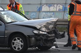 Ongeluk vlak voor Knooppunt Zaandam