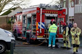 Bewoner belandt in het ziekenhuis na woningbrand