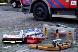 Bewoner belandt in het ziekenhuis na woningbrand