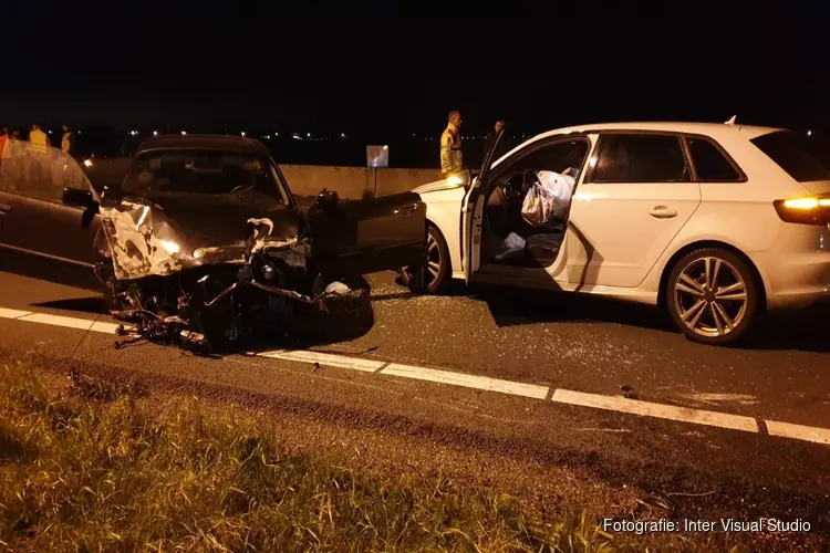 Drie gewonden bij ongeval op A7