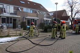 Brand in meterkast in woning Jisp