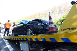 Veel schade bij eenzijdig ongeval op N246