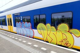 Graffitispuiters slaan weer toe op NS-station Wormerveer