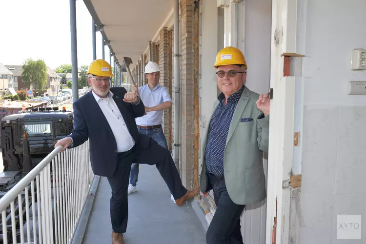 Symbolische start sloop Watermuntstraat