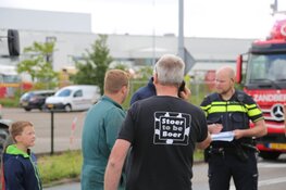 Boerenprotest bij distributiecentra AH en Aldi