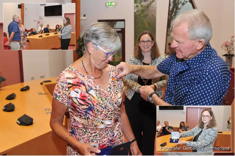 Lintje uitgereikt aan mevrouw Van Kleef