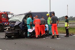 Zwaargewonde bij ongeval A7 Wijdewormer