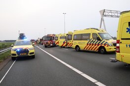 Zwaargewonde bij ongeval A7 Wijdewormer