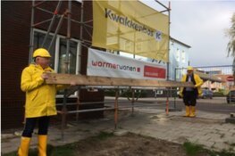 Woningen Spatterstraat uit de steigers