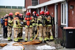 Brandje in woning Wormer