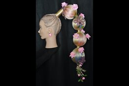 Derde plaats voor Anouk Olij bij internationale haarmodewedstrijd