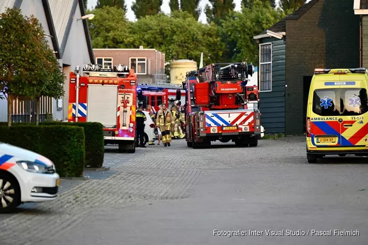 Vlam in de pan bij woning Wormer