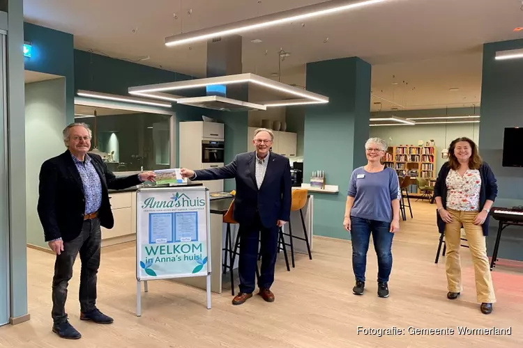 Gemeente Wormerland schenkt Anna’s huis € 5.000,-