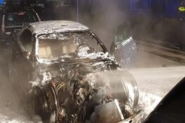 Auto in brand in Wormer