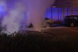 Auto in brand in Wormer