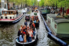 Drukke, maar gezellige Koningsdag in Amsterdam