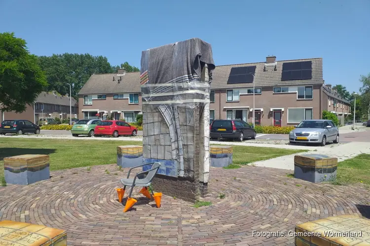 Restauratie kunstwerk Ketelhuisterrein Wormer