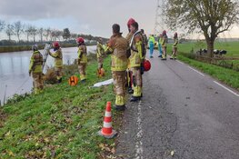 Auto in kanaal aangetroffen bij Wijdewormer