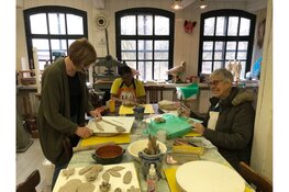 Expositie keramiek in Bezoekerscentrum De Poelboerderij in Wormer