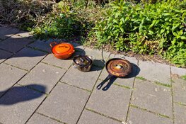 Bereiden van paasontbijt gaat fout; brand in keuken