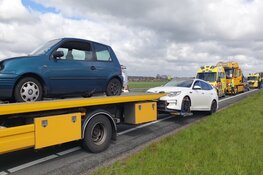 Meerdere auto`s betrokken bij ongeval op A7